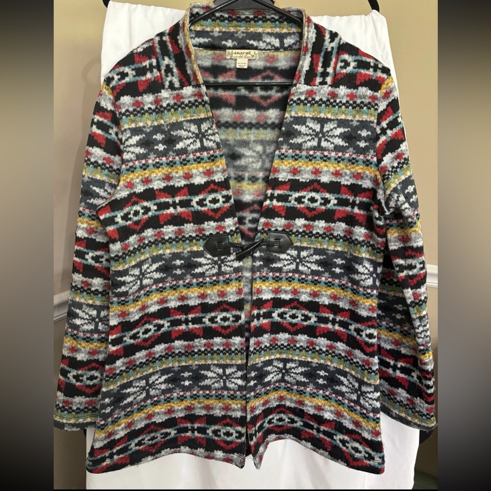 Energe World Wear Multicolor Boho Jacket – Women’s Large
